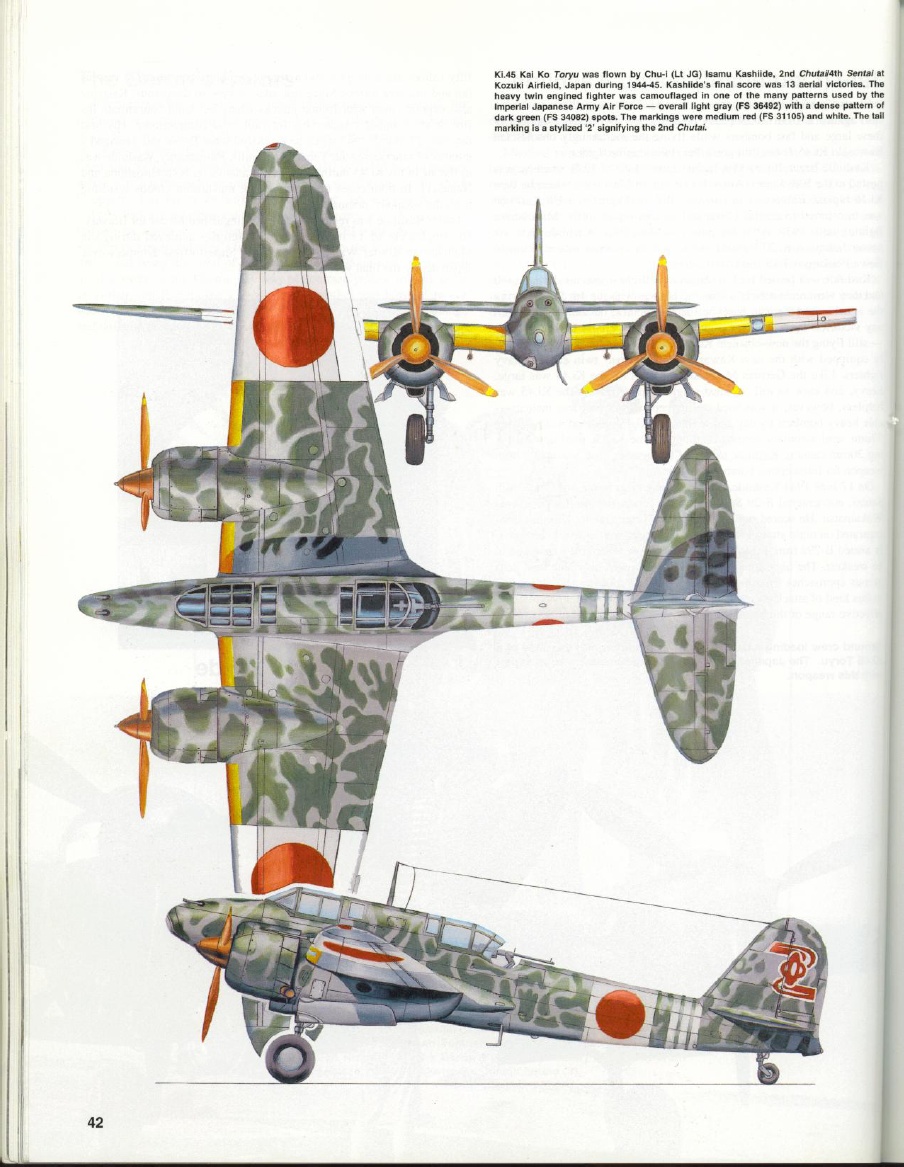Rikugun Ki-93 A+V models 1:72 Ki-45-kai-ko-toryu-2